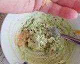 A picture of step 1 of My Philly Avocado Toast. 😁.