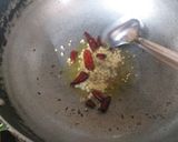 A picture of step 1 of Moong dal palak.