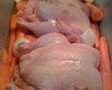 A picture of step 4 of Simple roasted chickens.