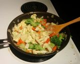 A picture of step 2 of Veggie Lasagna.