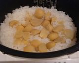 A picture of step 4 of Simple and Tasty Chestnut Rice.