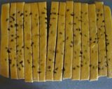 A picture of step 3 of Chocolate and Almond Sticks using Puff Pastry.