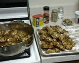 A picture of step 8 of Fried Hardcrab & Gravy.