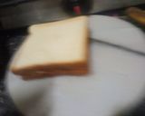 A picture of step 3 of Sandwich cheese bread pakoda.