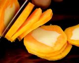 A picture of step 3 of Stuffed kesar mango kulfi.