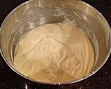 A picture of step 3 of Cherry Vanilla Layer Cake.