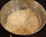 A picture of step 3 of Cherry Vanilla Layer Cake.