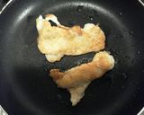 A picture of step 2 of Yakitori-style Crispy Chicken Skin.