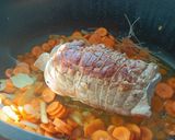 Une image de l'étape 4 de Roti de veau et carottes à la moutarde au cook expert.