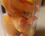 A picture of step 1 of Alee's Peachy Smoothie Fix.