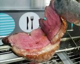 รูปขั้นตอนการทำที่ 4 ของ วิธีตัดแบ่งเนื้อปิคานย่ายกก้อน (Picanha)