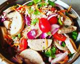 ยำวุ้นเส้นหมูยอหมูสับ 🐷 วิธีทำสูตร 3 รูป