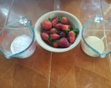 Foto del paso 1 de la receta: Helado de fresa
