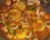 Foto langkah ke 5 dari resep Cumi Udang Saus Padang.