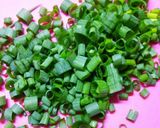 A picture of step 1 of Toast with Wasabi Mayonnaise Bacon and Green Onion.