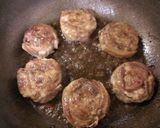 A picture of step 10 of Pork Roll Steaks with Thinly Sliced Pork.