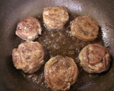 A picture of step 10 of Pork Roll Steaks with Thinly Sliced Pork.