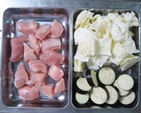 A picture of step 1 of Chicken & Cabbage with Tomatoes.