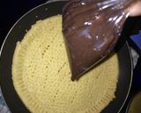 Foto langkah ke 3 dari resep Pie coklat teflon eggless.