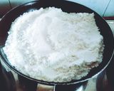 A picture of step 3 of Delicious rice flour phiniya ladoo.