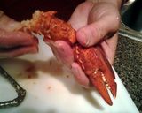 A picture of step 2 of Sauteed Lobster.