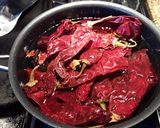 A picture of step 1 of Spiralize sweet potato chicken casserole.