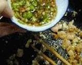 A picture of step 6 of Indonesian Fried Rice with Chicken and Shrimp (Nasi Goreng).