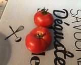 Une image de l'étape 2 de Courgettes au jambon, poivron, tomates, abricots secs et citron confit.