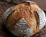 A picture of step 8 of Aromatic Rustic French Bread with Honey and Sesame Seeds.