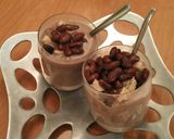 Foto langkah ke 3 dari resep Homemade Ice Shaved Ovaltine topped w/Red Bean & Choco Croutons.