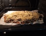 Foto del paso 4 de la receta: Pizza integral de champis y jamón cocido