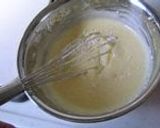 A picture of step 6 of A Chiffon Cake for Grownup Baked in an Inexpensive Cake Tin.