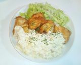 A picture of step 10 of Easy Chicken Nanban with Sushi Vinegar and Tartar Sauce.