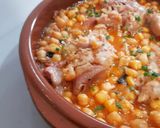 Foto del paso 7 de la receta: Garbanzos con peus de porc y senderuelas