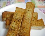 A picture of step 3 of Garlic Pepper Toast.