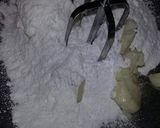 A picture of step 1 of Panda biscuits.