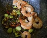 Foto langkah ke 4 dari resep Udang Pete Masak Kecap.