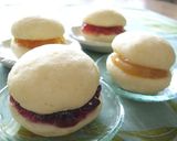 A picture of step 8 of Round Sweet Potato & Jam Sandwiches.