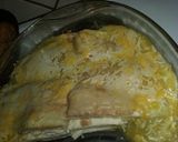 A picture of step 6 of Chicken enchilada casserole.