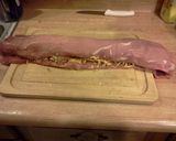 A picture of step 5 of Bacon Bomb.