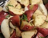 A picture of step 5 of Rosemary Roasted Potatoes & Onions.