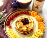 A picture of step 4 of Buttermilk Pancake (Eggless).