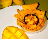 A picture of step 3 of Mango Salsa.