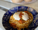 Foto del paso 5 de la receta: Pasta con tomates asados en airfryer y mozzarella