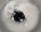 Foto langkah ke 1 dari resep Pandan Charcoal Sourdough Bread (88% - Oven Tangkring).