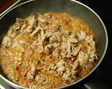 A picture of step 3 of [Farmhouse Recipe] Pork Rice Bowl with Plenty of Cabbage.