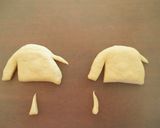 A picture of step 6 of Elephant-Shaped Ham and Cheese Rolls.