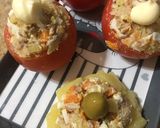 Foto del paso 5 de la receta: Tomates rellenos con sardina 🐟🐟
