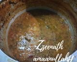 A picture of step 2 of Sabut Masoor Ki Khatti Dal with Drumsticks.