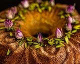 A picture of step 7 of Gulab jambun cake.
